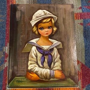 Vintage “Sailor Girl” by Eden, Print